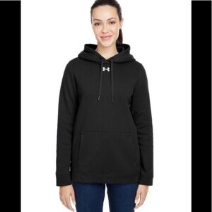 Under Armour Women’s Hustle Fleece Hoodie Black Medium